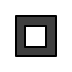 black square button